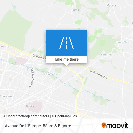 Avenue De L'Europe map