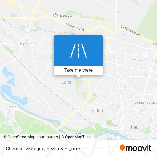 Chemin Lassègue map