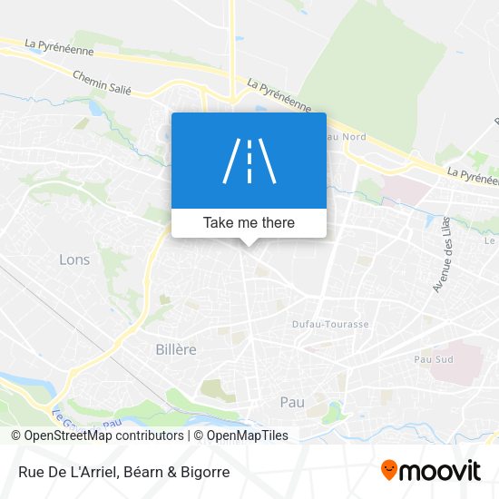 Rue De L'Arriel map