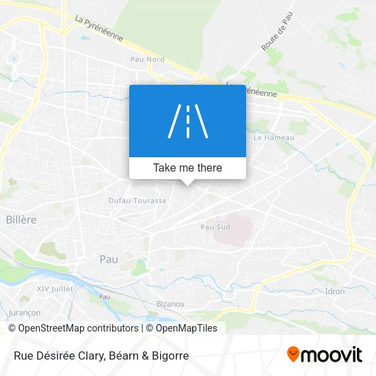 Rue Désirée Clary map
