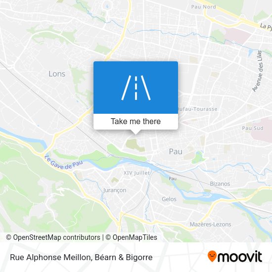 Rue Alphonse Meillon map
