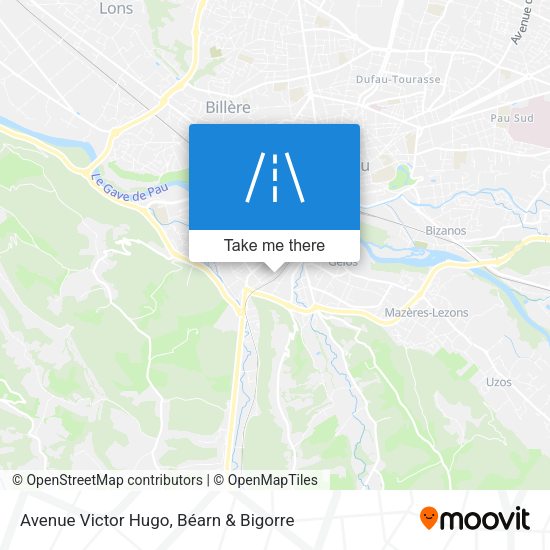 Avenue Victor Hugo map