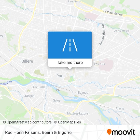 Rue Henri Faisans map