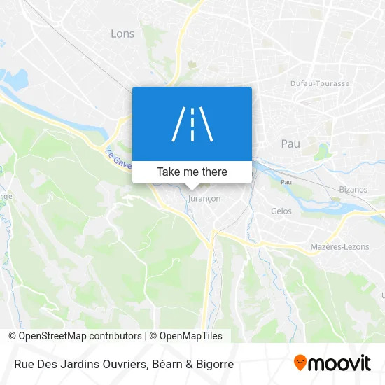 Rue Des Jardins Ouvriers map