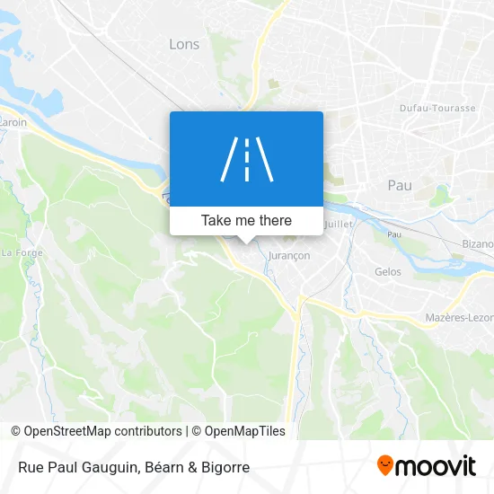 Rue Paul Gauguin map