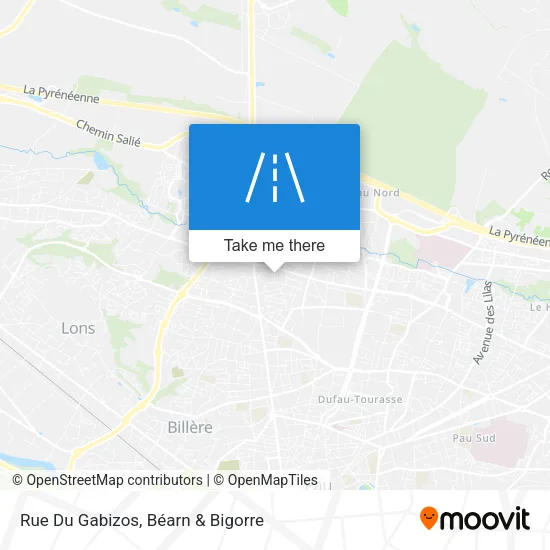 Rue Du Gabizos map