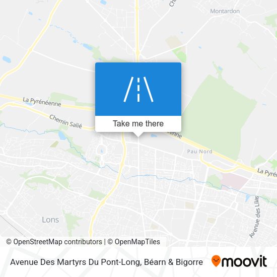 Avenue Des Martyrs Du Pont-Long map