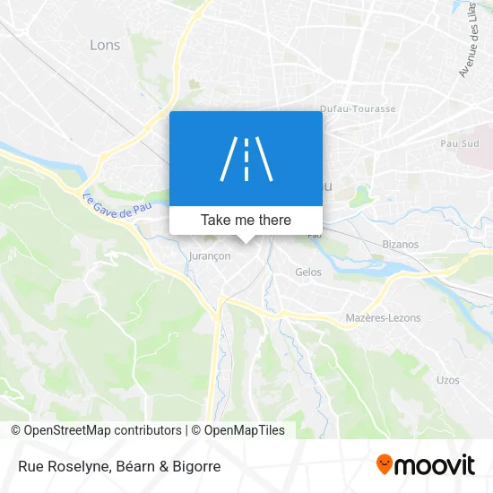 Rue Roselyne map