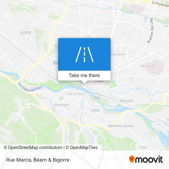 Rue Marca map