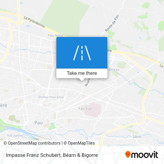 Impasse Franz Schubert map