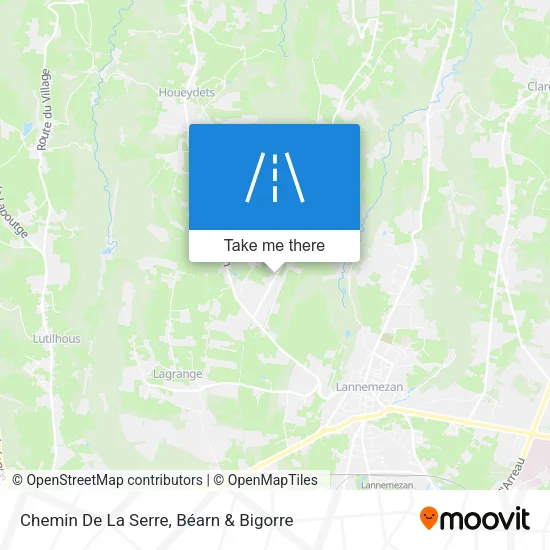 Chemin De La Serre map