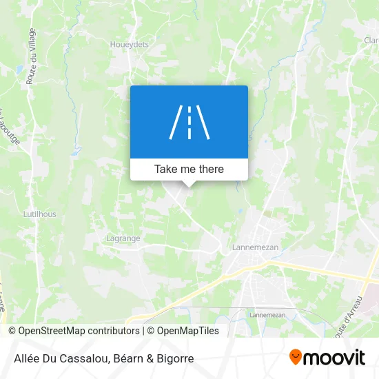 Allée Du Cassalou map