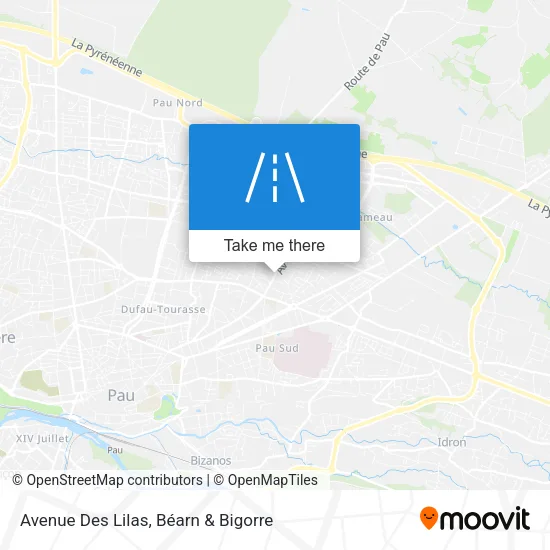 Avenue Des Lilas map
