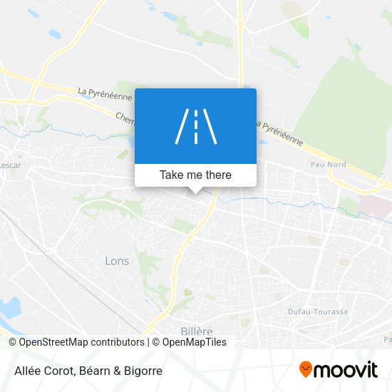 Allée Corot map