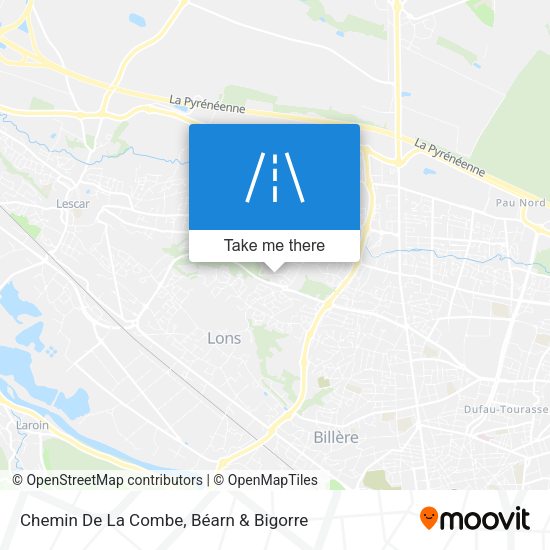 Chemin De La Combe map