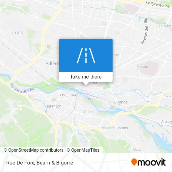 Rue De Foix map