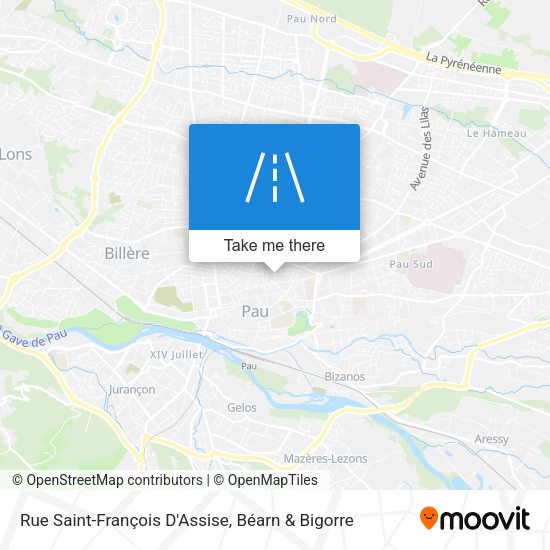 Rue Saint-François D'Assise map