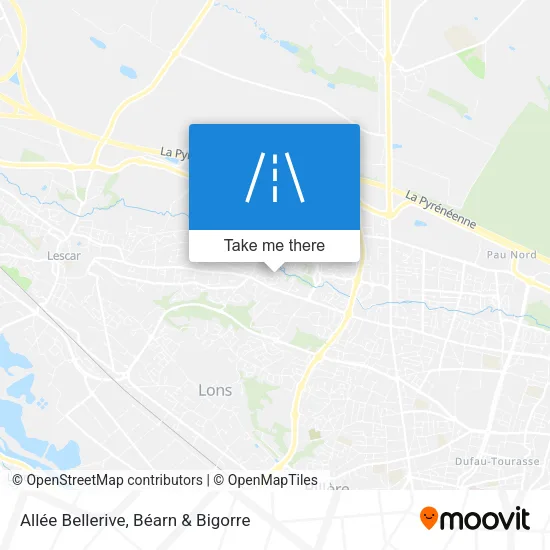 Allée Bellerive map
