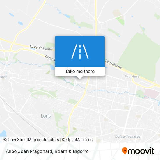 Allée Jean Fragonard map