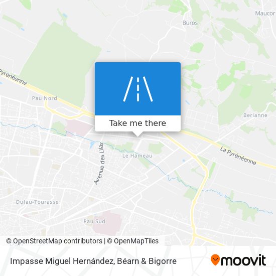 Impasse Miguel Hernández map