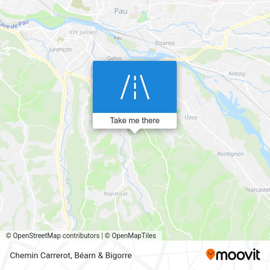 Chemin Carrerot map