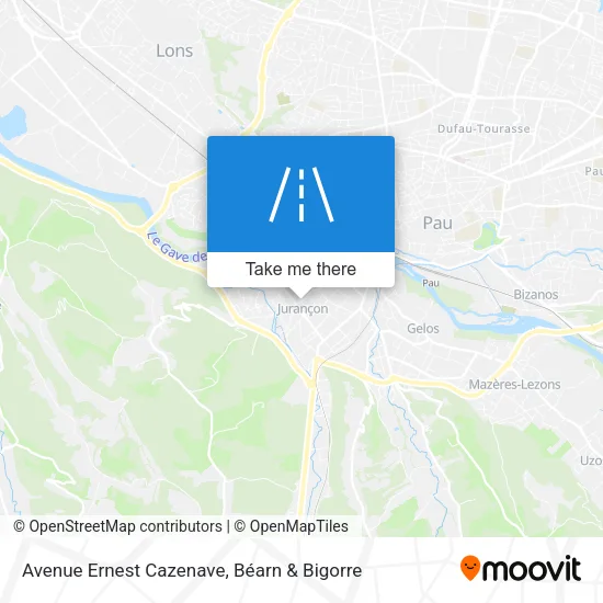 Avenue Ernest Cazenave map