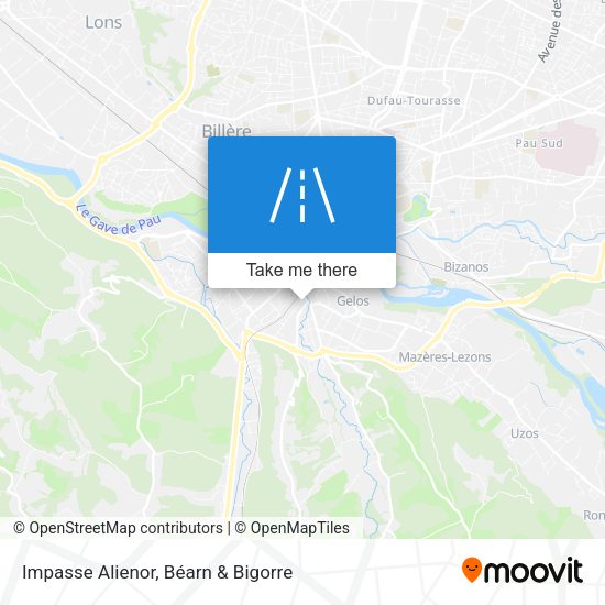 Impasse Alienor map