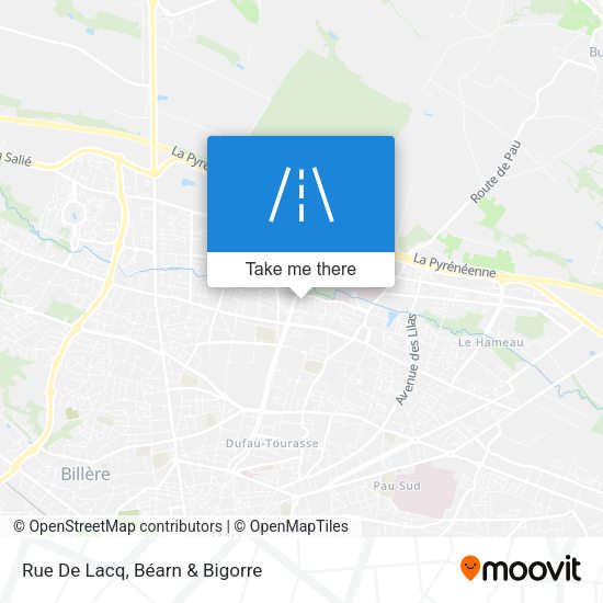 Rue De Lacq map