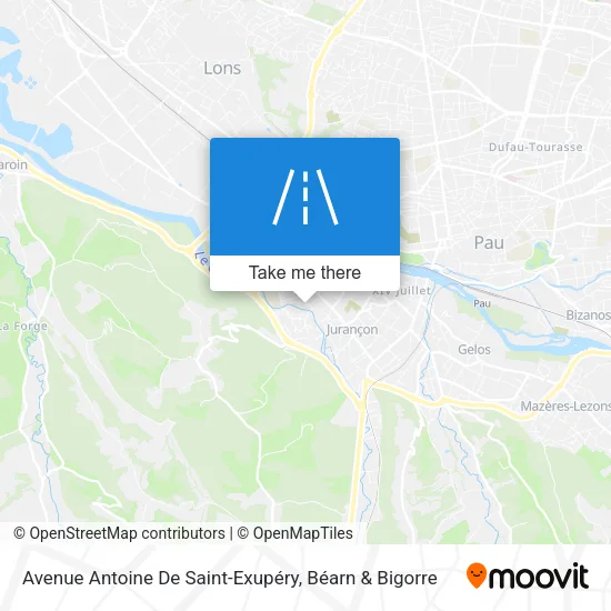 Avenue Antoine De Saint-Exupéry map