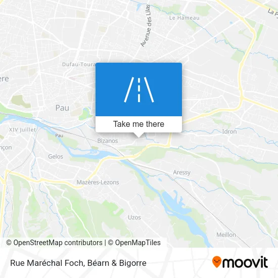 Rue Maréchal Foch map