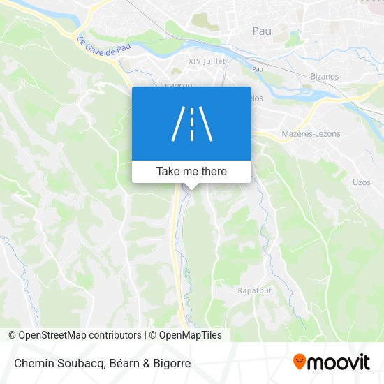 Chemin Soubacq map