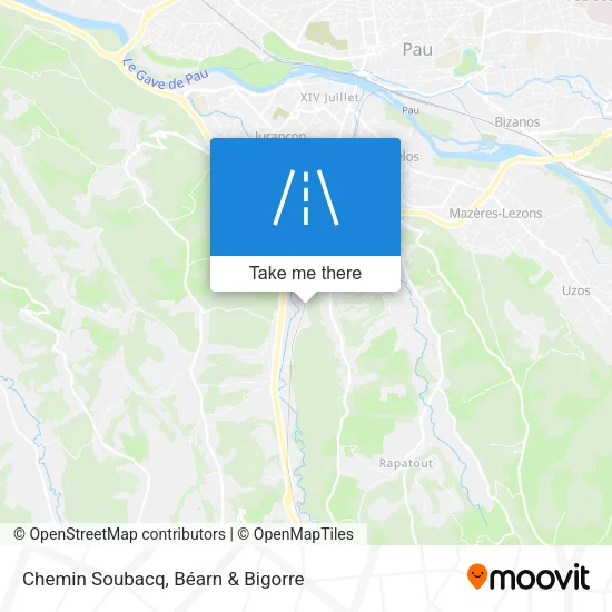 Chemin Soubacq map