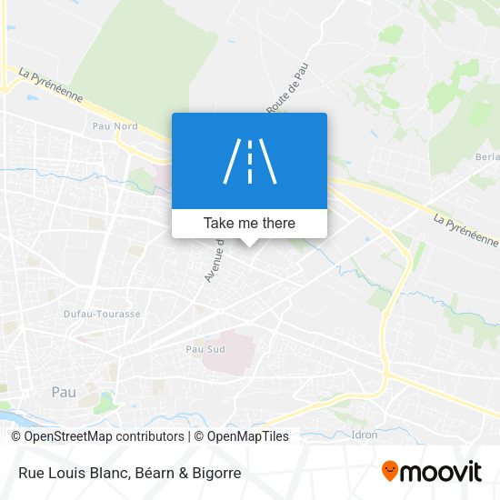 Rue Louis Blanc map