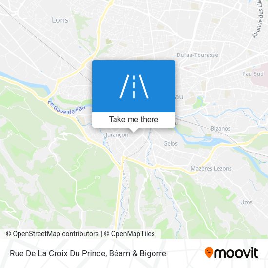 Rue De La Croix Du Prince map