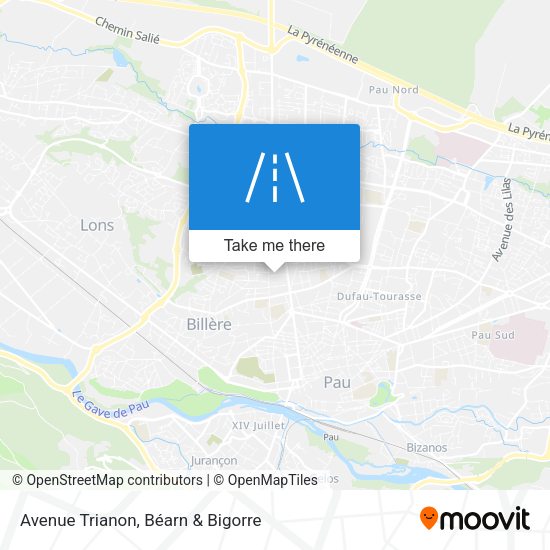 Avenue Trianon map