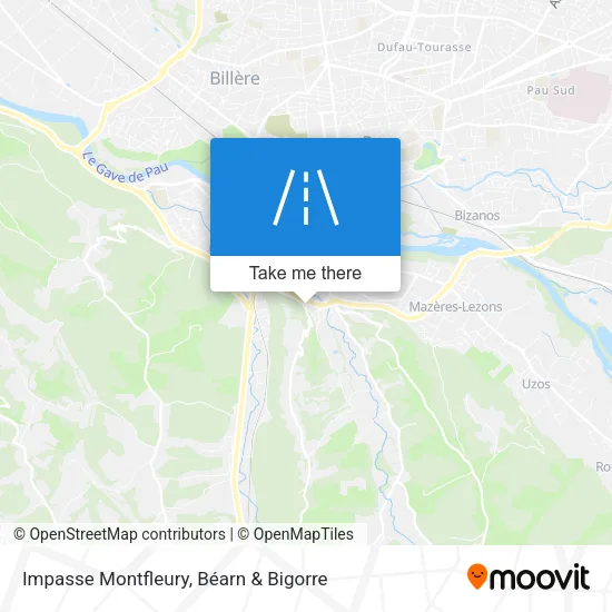 Impasse Montfleury map