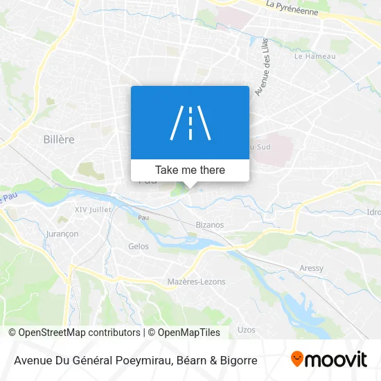 Avenue Du Général Poeymirau map