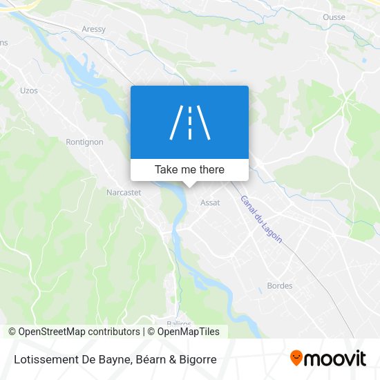 Lotissement De Bayne map