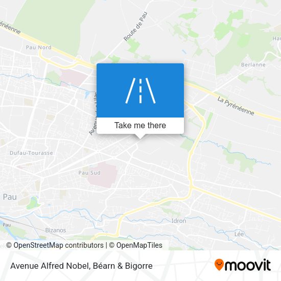 Avenue Alfred Nobel map