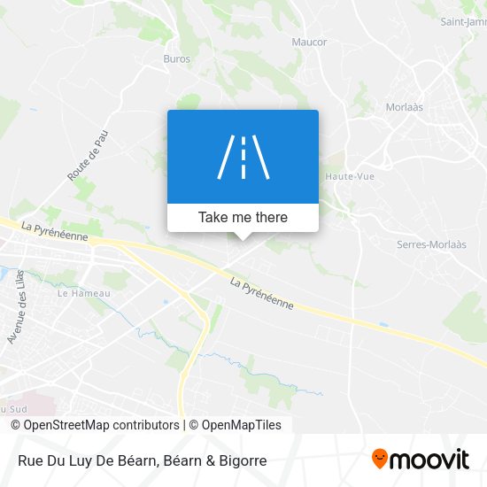 Rue Du Luy De Béarn map