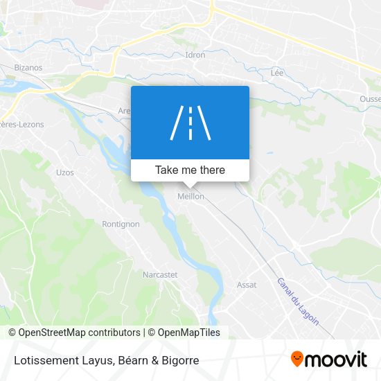 Lotissement Layus map