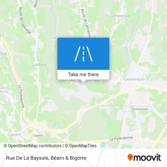 Rue De La Baysole map