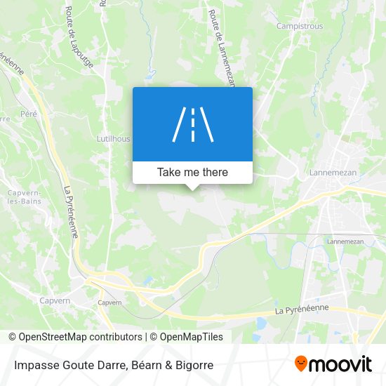 Impasse Goute Darre map