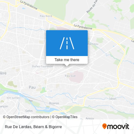 Rue De Lardas map