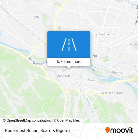 Rue Ernest Renan map