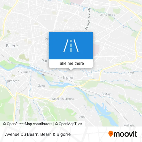 Avenue Du Béarn map