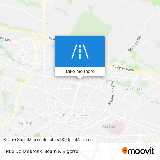 Rue De Mourenx map