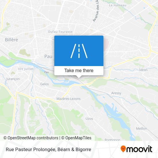 Rue Pasteur Prolongée map