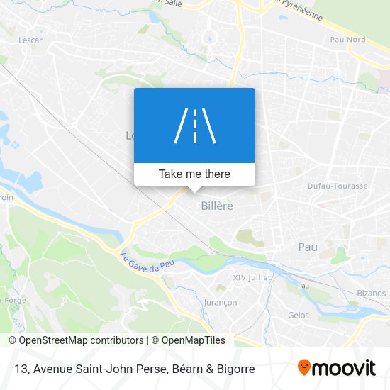 13, Avenue Saint-John Perse map