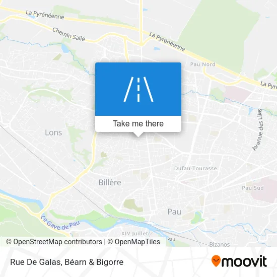 Rue De Galas map